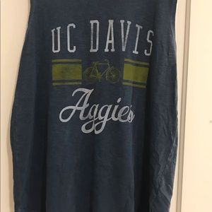 UC Davis adult, women’s large tank top